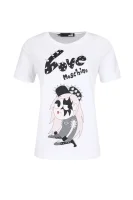 T-shirt | Regular Fit Love Moschino bijela