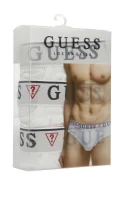 Gaće 3-pack HERO | cotton stretch Guess Underwear bijela