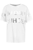 T-shirt Denalisa_2 | Loose fit HUGO bijela