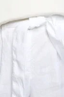 Lanene kratke hlače | Regular Fit Peserico bijela