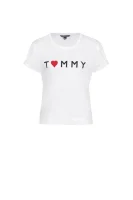 Heart T-shirt Tommy Hilfiger bijela