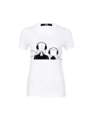 Karl&Choupette Music T-shirt Karl Lagerfeld bijela