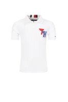 Polo majica TRACK BADGE | Regular Fit | pique Tommy Hilfiger bijela