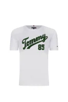 T-shirt TH COLLEGE 85 TEE S/S | Regular Fit Tommy Hilfiger bijela